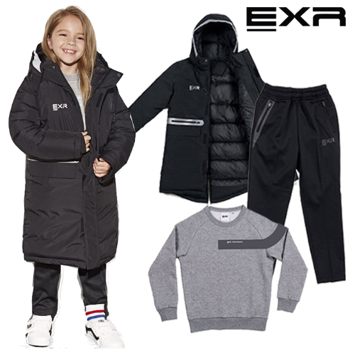 EXR 겨울 세트상품 3PCS(패딩+맨투맨+바지) EXB1082